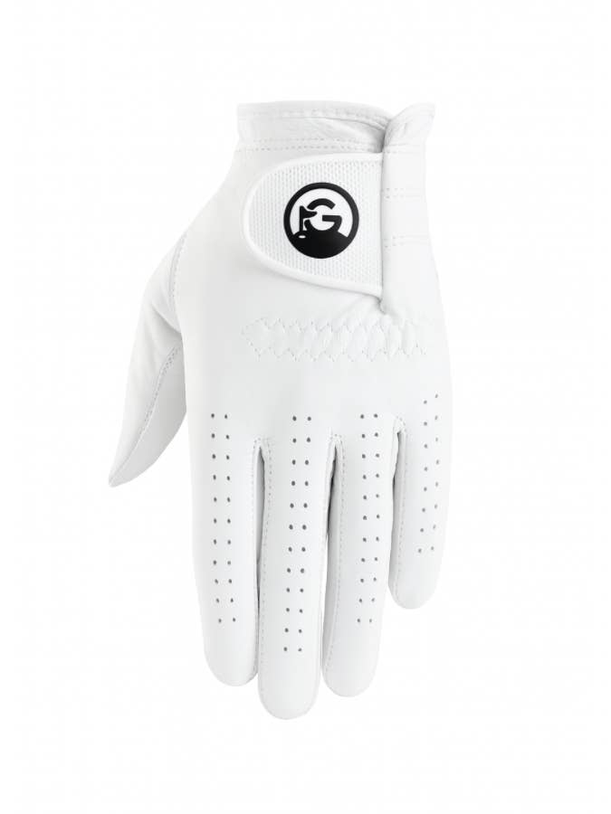 2026 Gibson Golf ‘First Cut’ White Cabretta Golf Glove for wholesale by Gibson Golf
