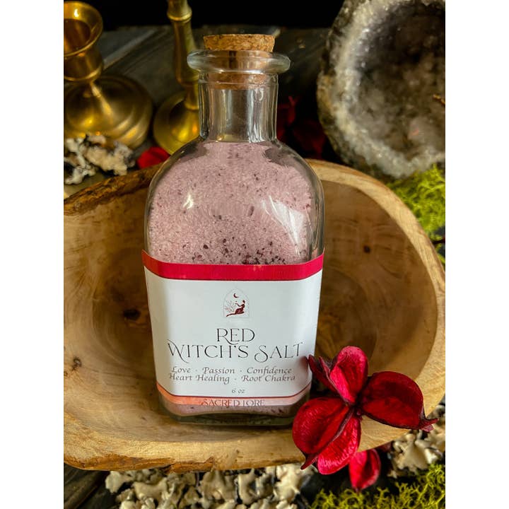 Sacred Lore – Großhandel Meditationszubehör – Rotes Hexensalz, Liebeszauber, Selbstliebesritual