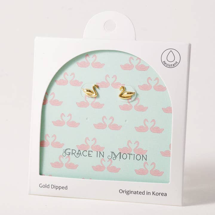 Swan-Derland, Earring for wholesale by INKI STUDIO