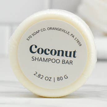 Coconut Shampoo Bar for wholesale by 570 Soap Company