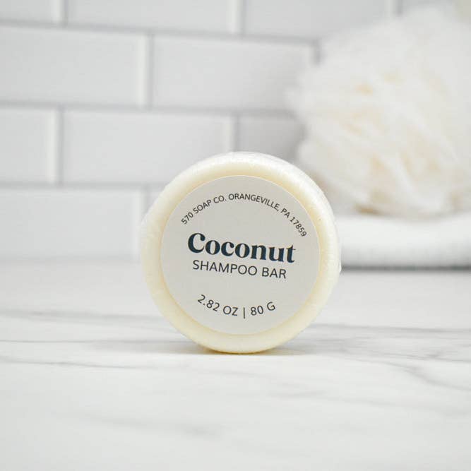 Coconut Shampoo Bar for wholesale by 570 Soap Company