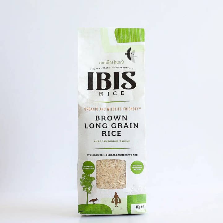 IBIS Brown Long Grain Jasmine Rice 1Kg Organic for wholesale by Brand Organic