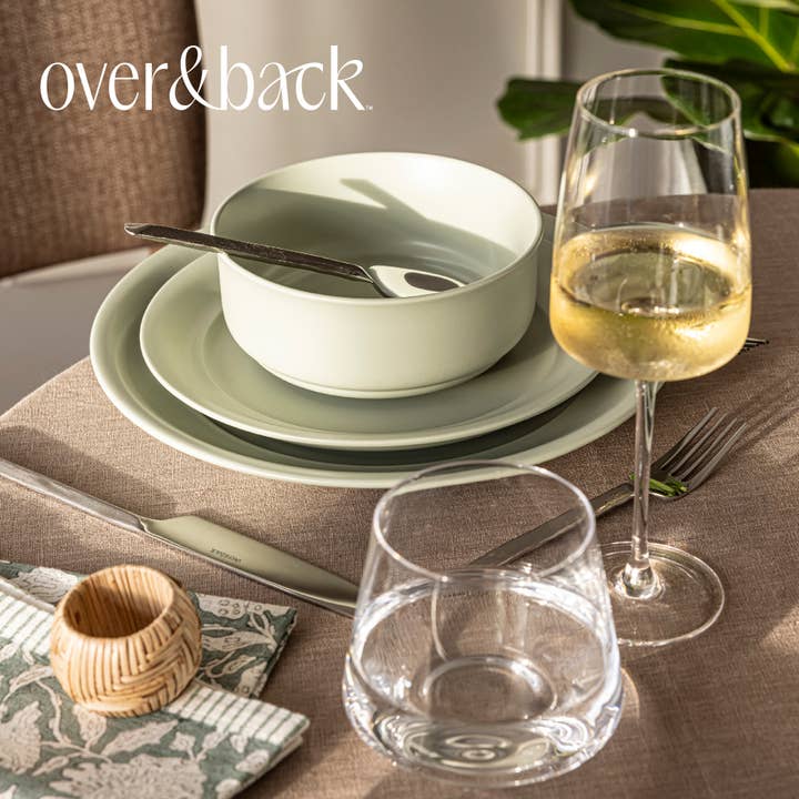 over&back - Wholesale Wine Glass - Modern Mouth-Blown Glassware – Service for 410