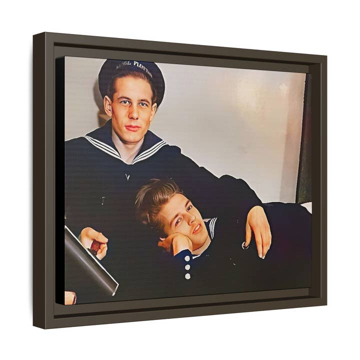 Walt & Pete - Wholesale Photograph - paire 010 | Framed Vintage Photo - Matte Canvas9