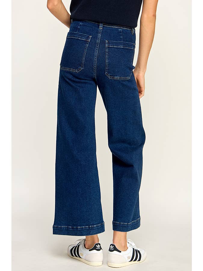 MID RISE WIDE LEG DENIM JEANS for wholesale on Faire5