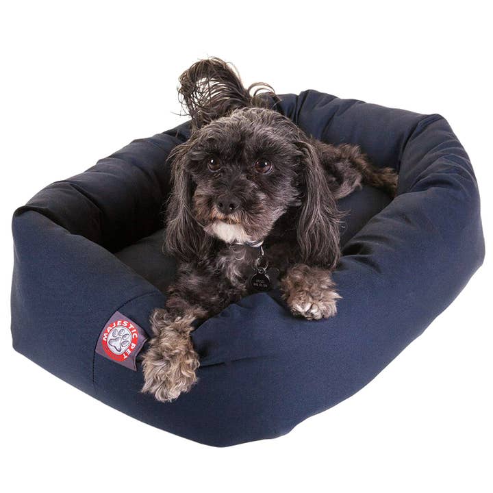 Majestic Pet Products - Vente Panier – chien - Lit pour chien Bagel en poly/coton
