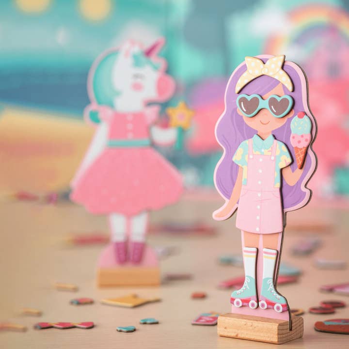 Stephen Joseph Gifts - Wholesale Toy Set - Kids - Magnetic Dress-Up Box Set