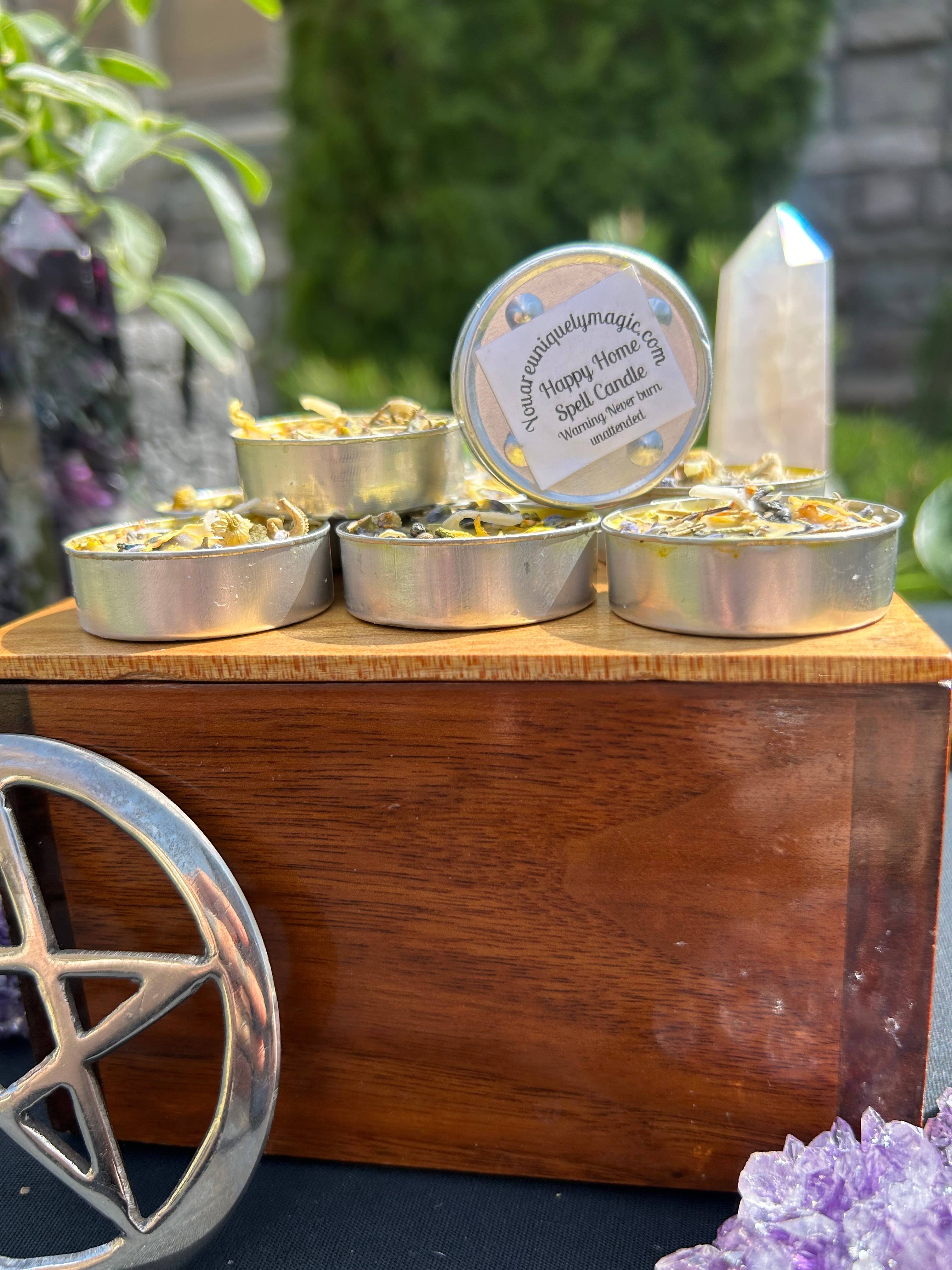 You Are Uniquely Magic - Wholesale Tea Light Candles - Happy Home, To Bring Peace Tealight Spell Candles6