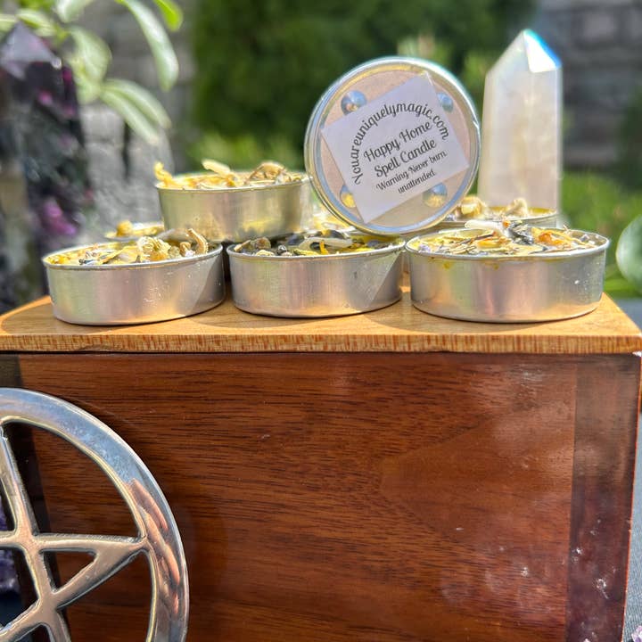 You Are Uniquely Magic - Wholesale Tea Light Candles - Happy Home, To Bring Peace Tealight Spell Candles6