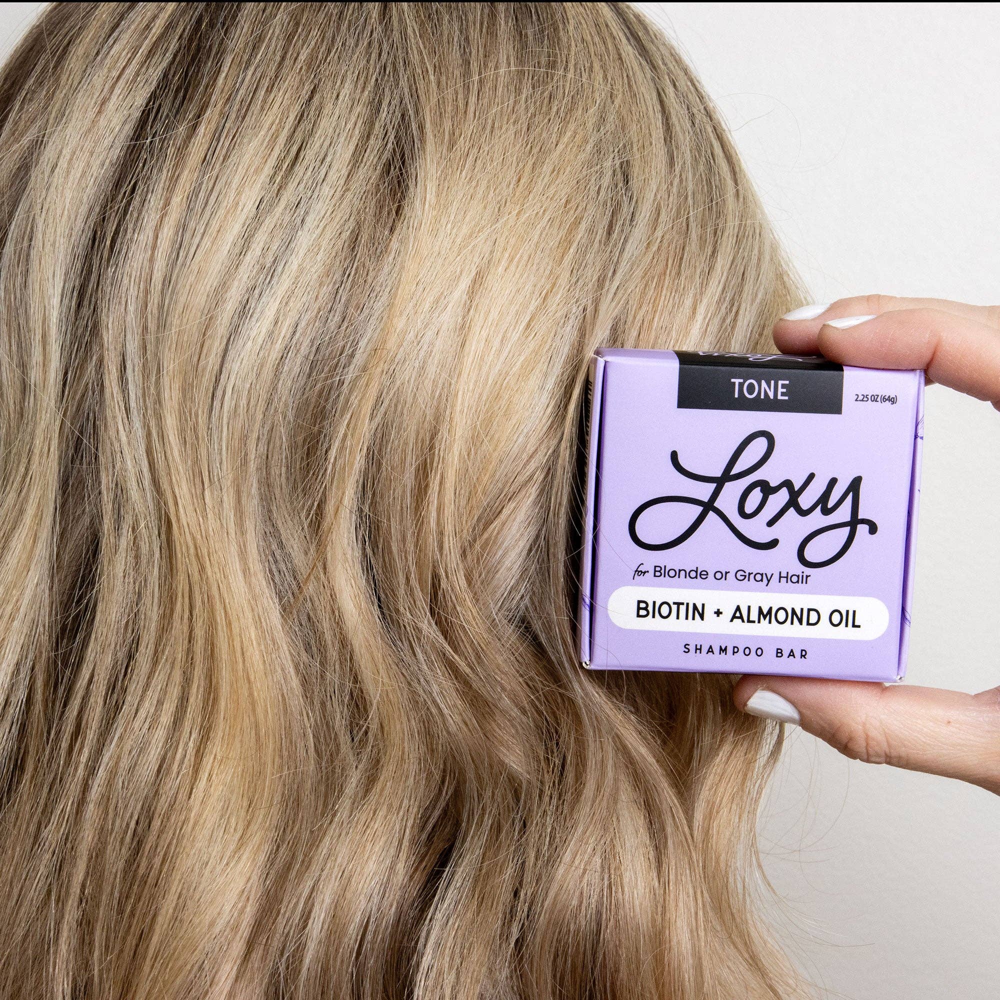 Loxy - Wholesale Shampoo Puck/Solid Shampoo - Tone: Purple Shampoo bar with Biotin & Almond Oil7