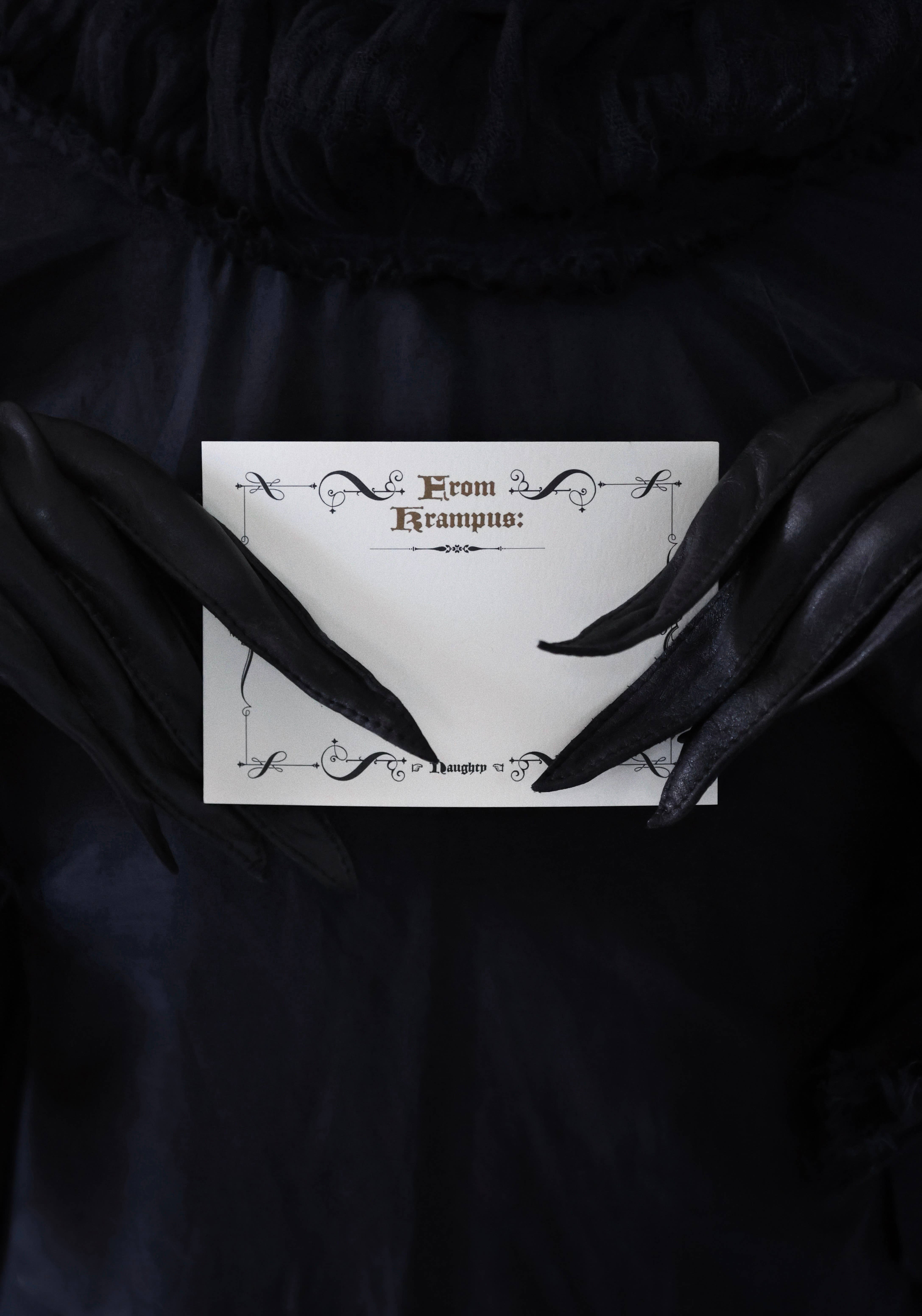 Open Sea - Wholesale Season's Greetings Card - “From Krampus" Holiday Card Set1