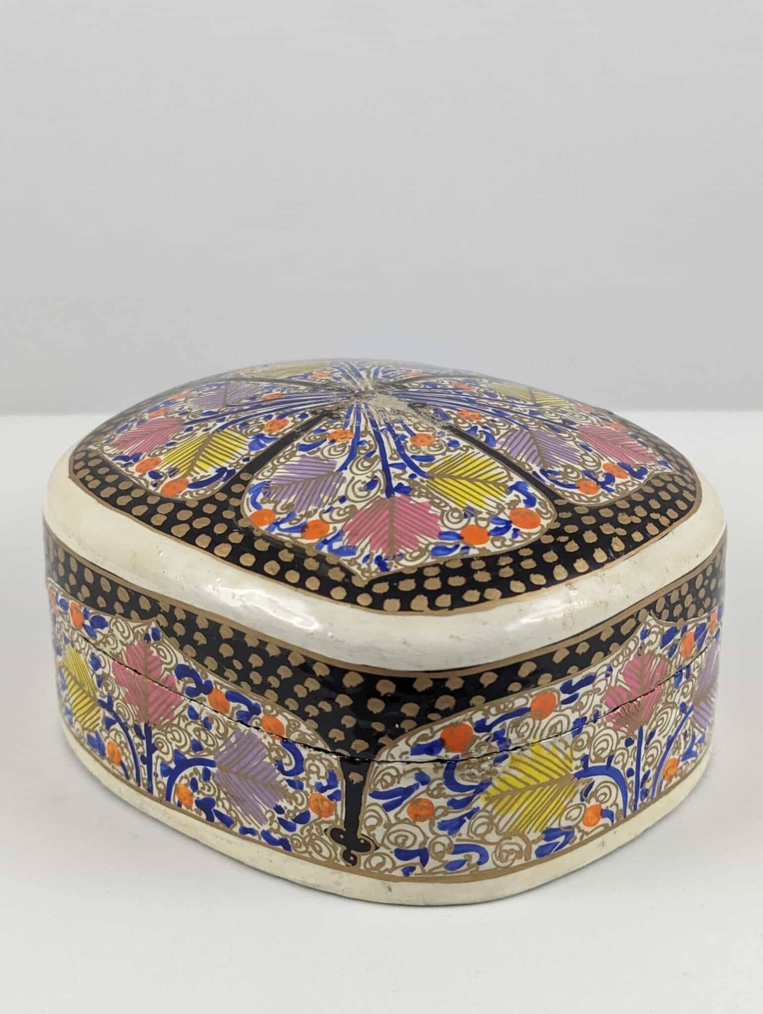 Ethiqana Handmade, Fair Trade Toys Gifts & Décor - Wholesale Jewellery box/organiser - Trinket box | Handmade | Rectangular | Pink fern | Gift