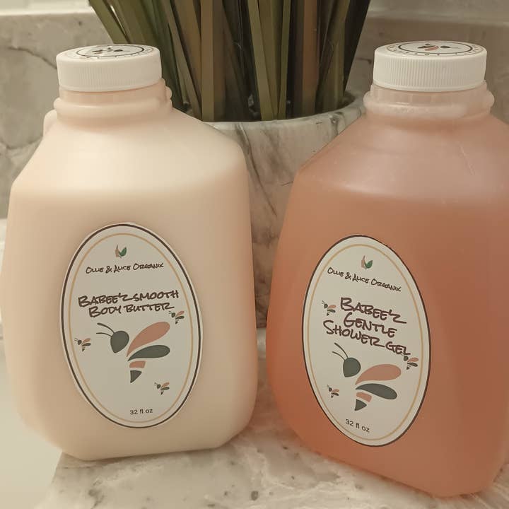 Babee Shower and Bath Gel for wholesale by Ollie & Alice Skincare Made Well