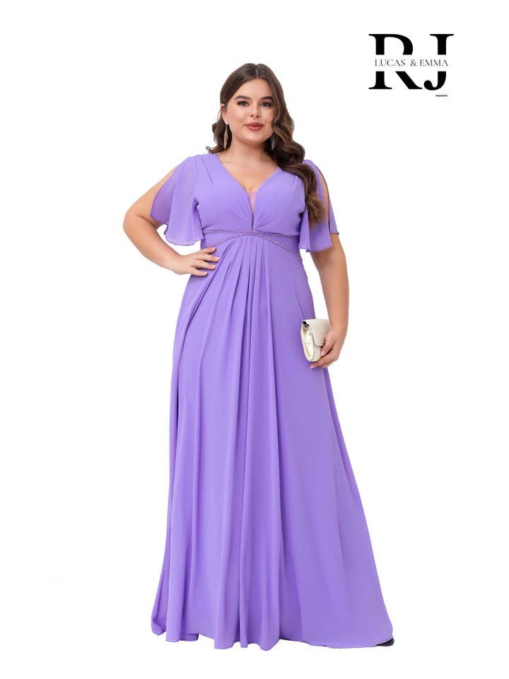 Lucas & Emma - Sarl RJ & co - Vente Robe de soirée – femme - Robe de soirée grande taille Houston 22298