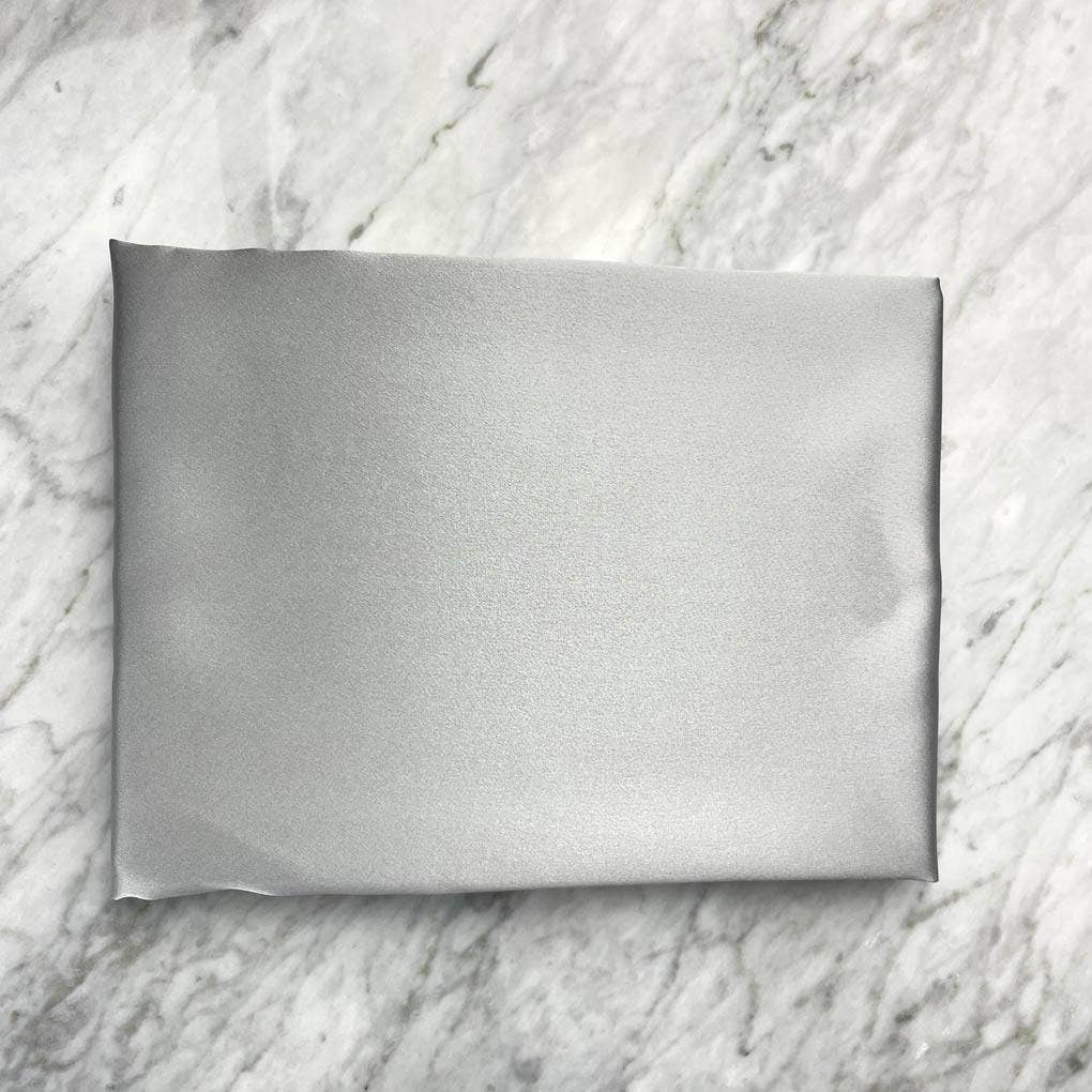 SILK PILLOWCASE 50*75cm SILVER for wholesale on Faire1