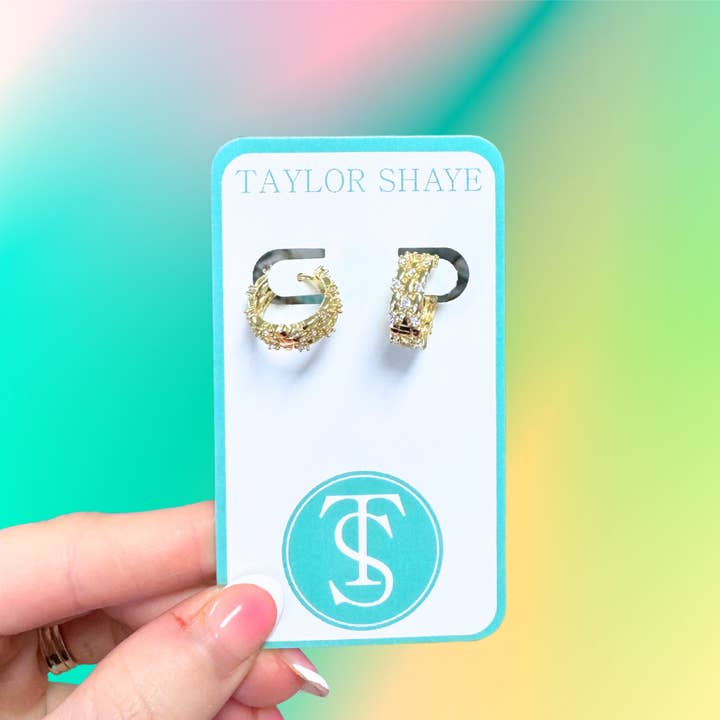 Taylor Shaye Designs - Wholesale Huggie Earrings - Sue Huggies1