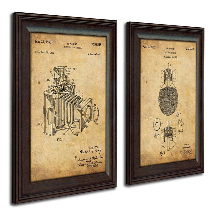 Fotografkamera - Patentkunstsæt for engroshandel hos Personal Prints