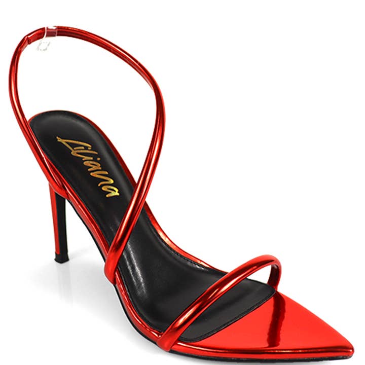 POINTY FASHION HEEL 12 PAIRS, LAUCIA 38 12 for wholesale by JOIA ACCESSORIES