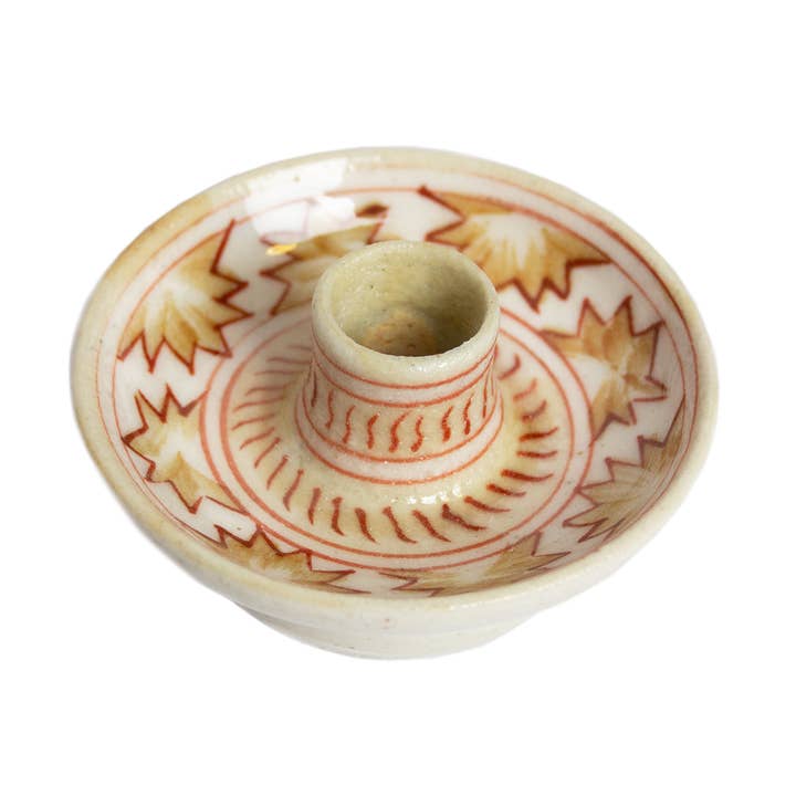 AARVEN - Wholesale Candle holder - Kite Festival Hand Painted Indian Candle Stick Holder3