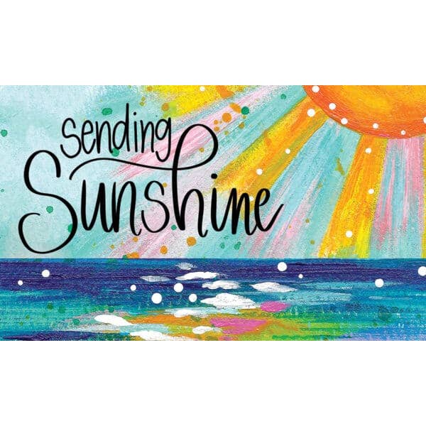 Custom Decor - Wholesale Door Mat - Mat-Sending Sunshine