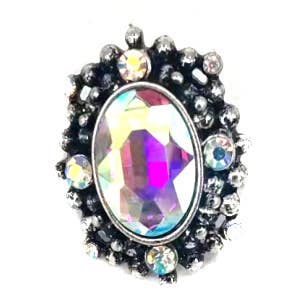 Westlicher Kristall-Concho-Stretchring für den Großhandel von Snowing West