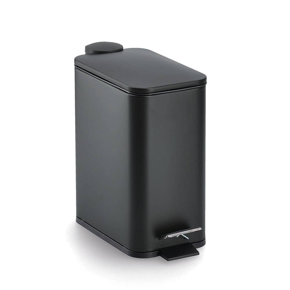 Zeller Present - Wholesale Bathroom Trashcan - Pedal Bin M. Soft Close, 5 Ltr, Metal/Plastic7