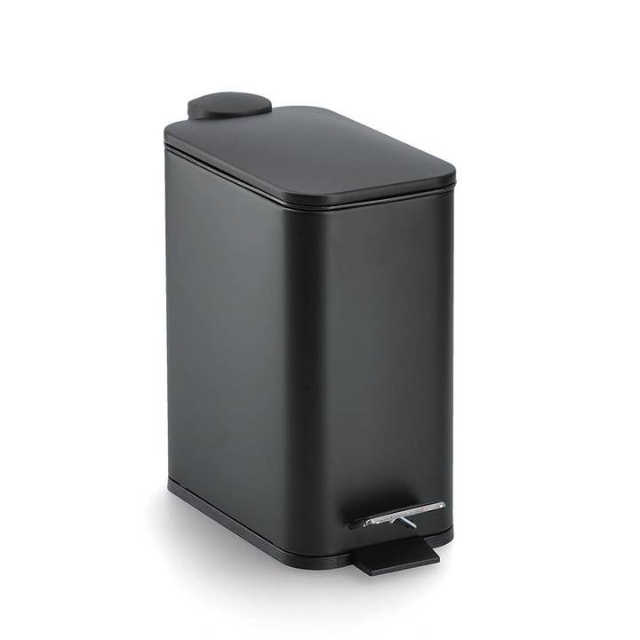 Zeller Present - Wholesale Bathroom Trashcan - Pedal Bin M. Soft Close, 5 Ltr, Metal/Plastic7