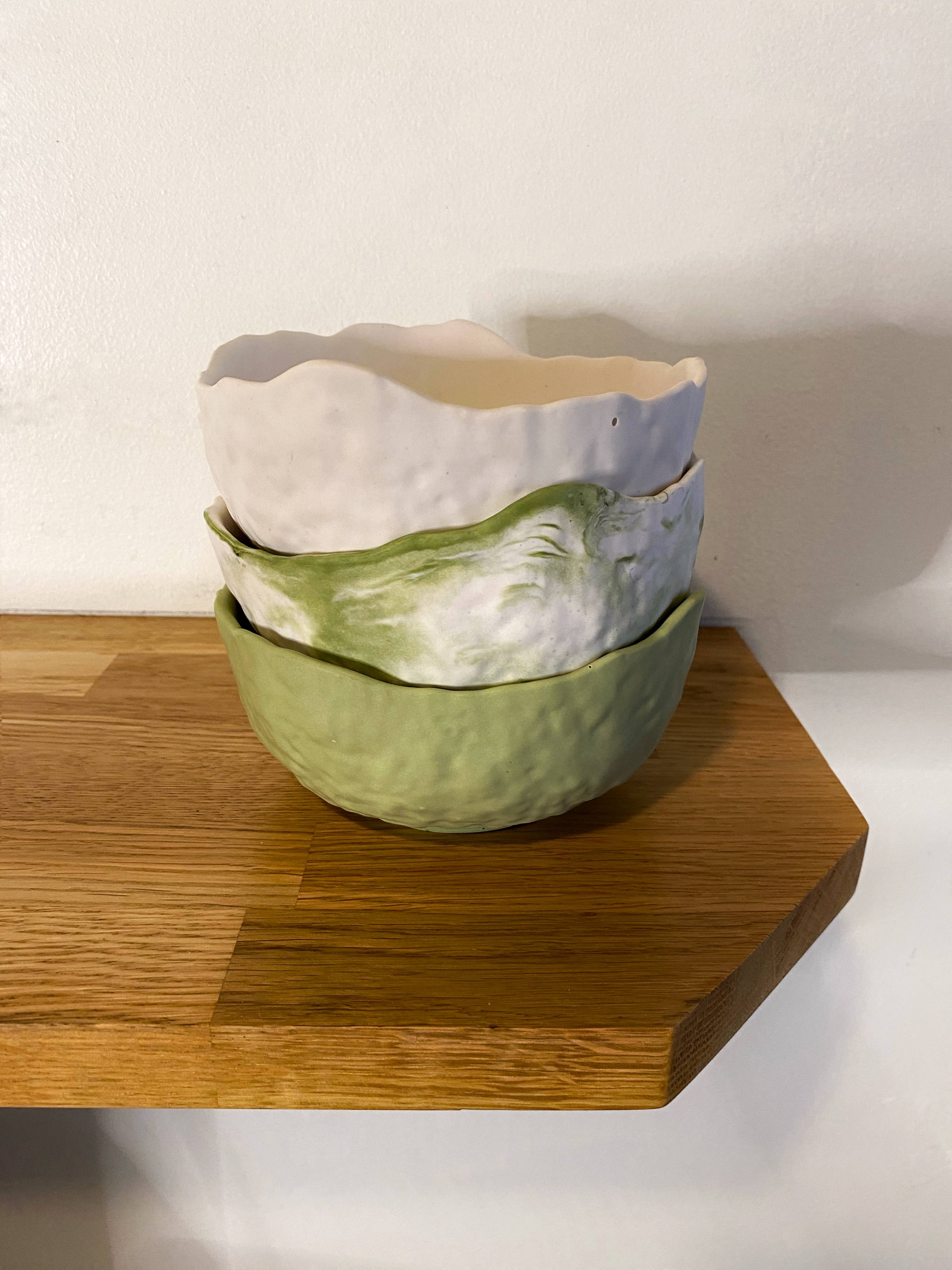 Mar(és)ine - Wholesale Decorative Plate/Dish/Bowl - Empty pocket bowl - "The Exotic" marbled color4