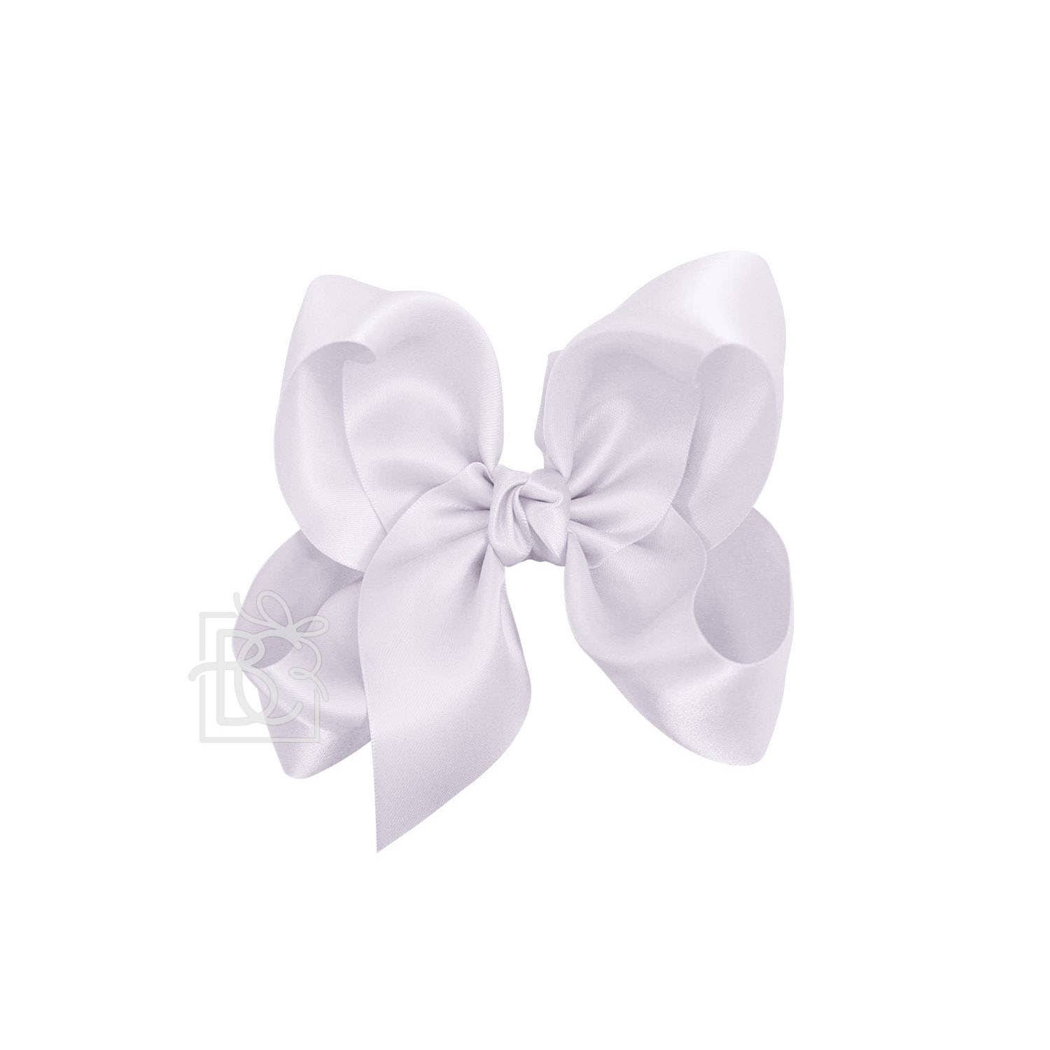 Beyond Creations, LLC - Wholesale Hair Bow - Kids - SATIN BOW ON CLIP160