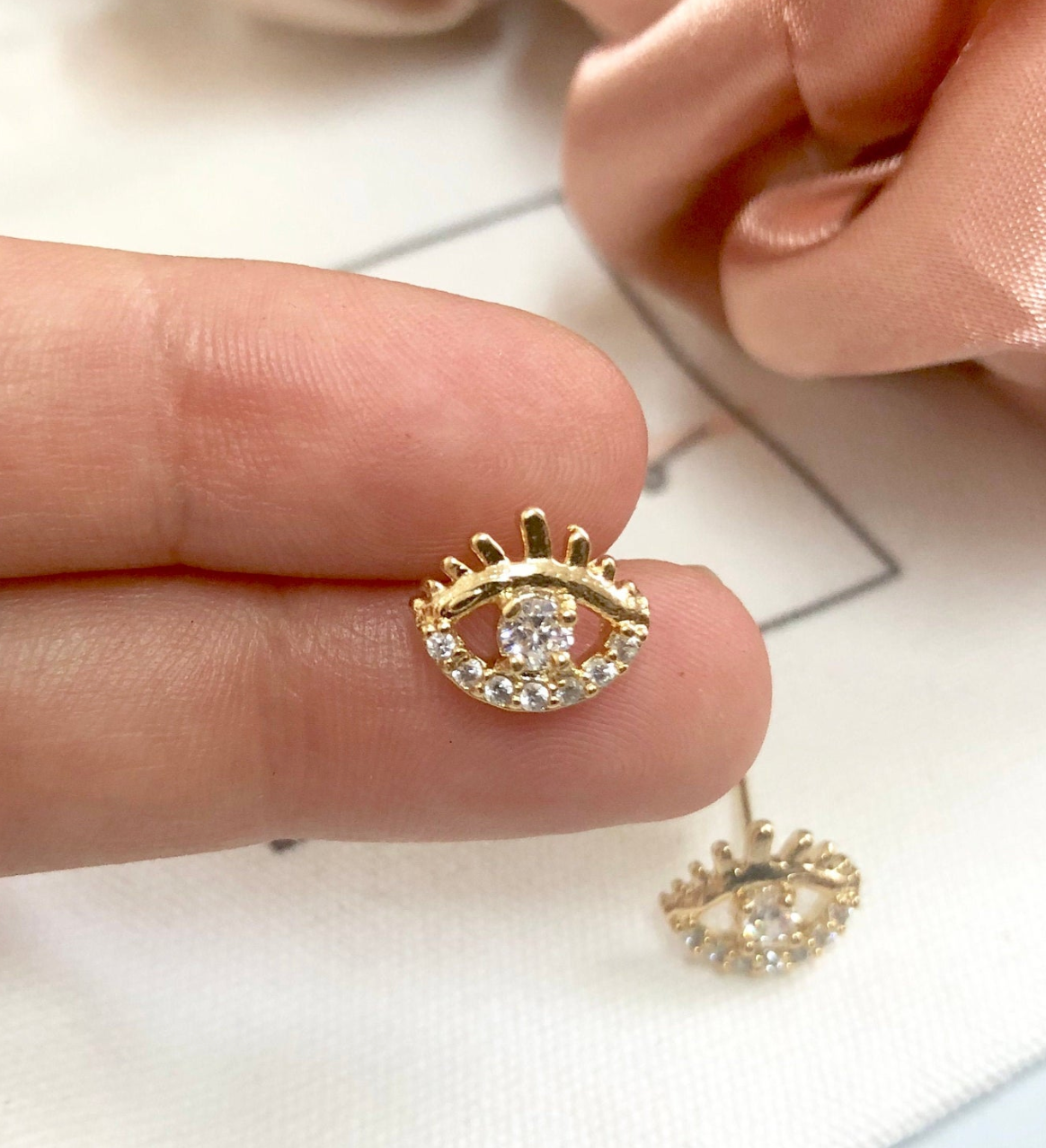 The Views & Co - Wholesale Stud/Post Earrings - Evil Eye Stud3