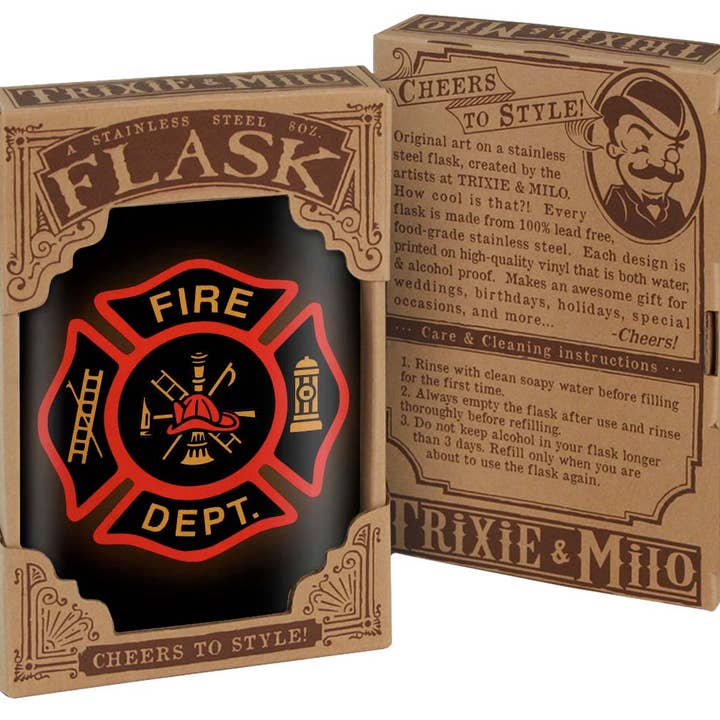 Lucky Jack - Wholesale Flask - Flask - The Fire Department **LAST CALL**1