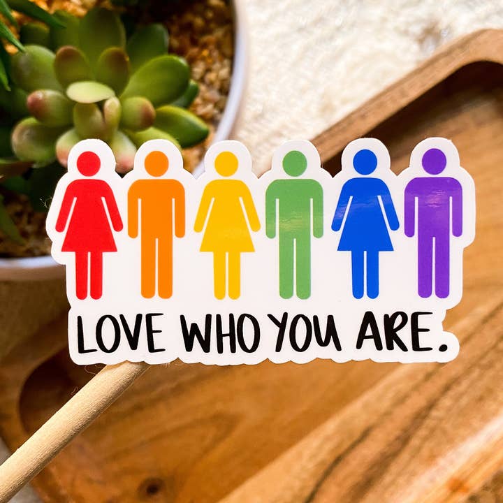 Liebe wer du bist Aufkleber für den Großhandel von MaMarie & Co.