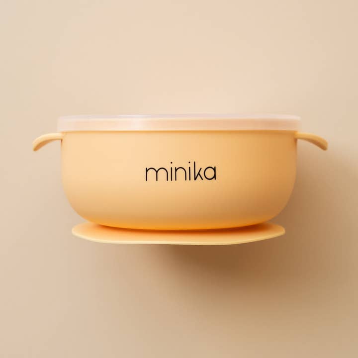 Bol en silicone avec couvercle - Sunset pour la vente par Minika