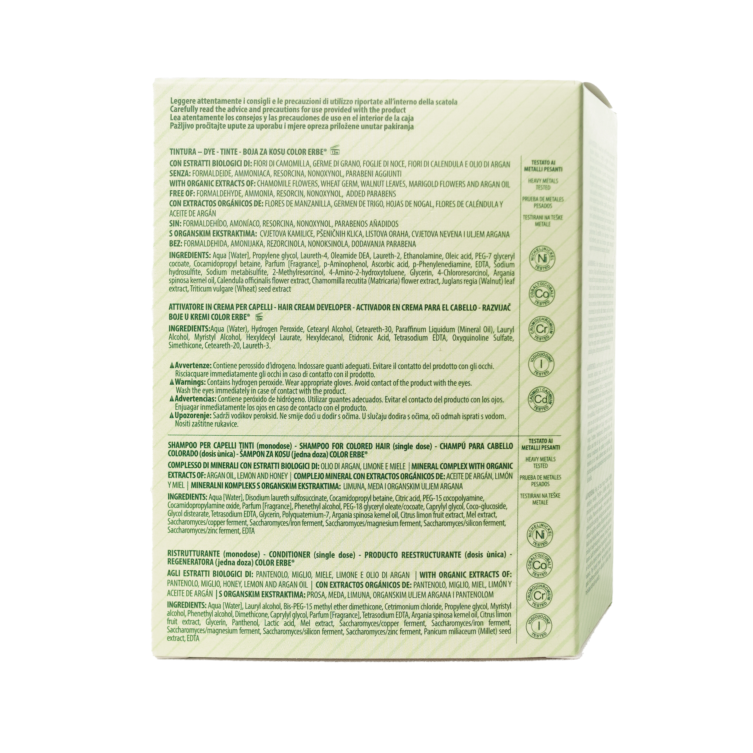 COLOR ERBE - Wholesale Hair Dye - Color Erbe Estr. Dye Organic Blonde Honey (8.31) - Made in Italy6