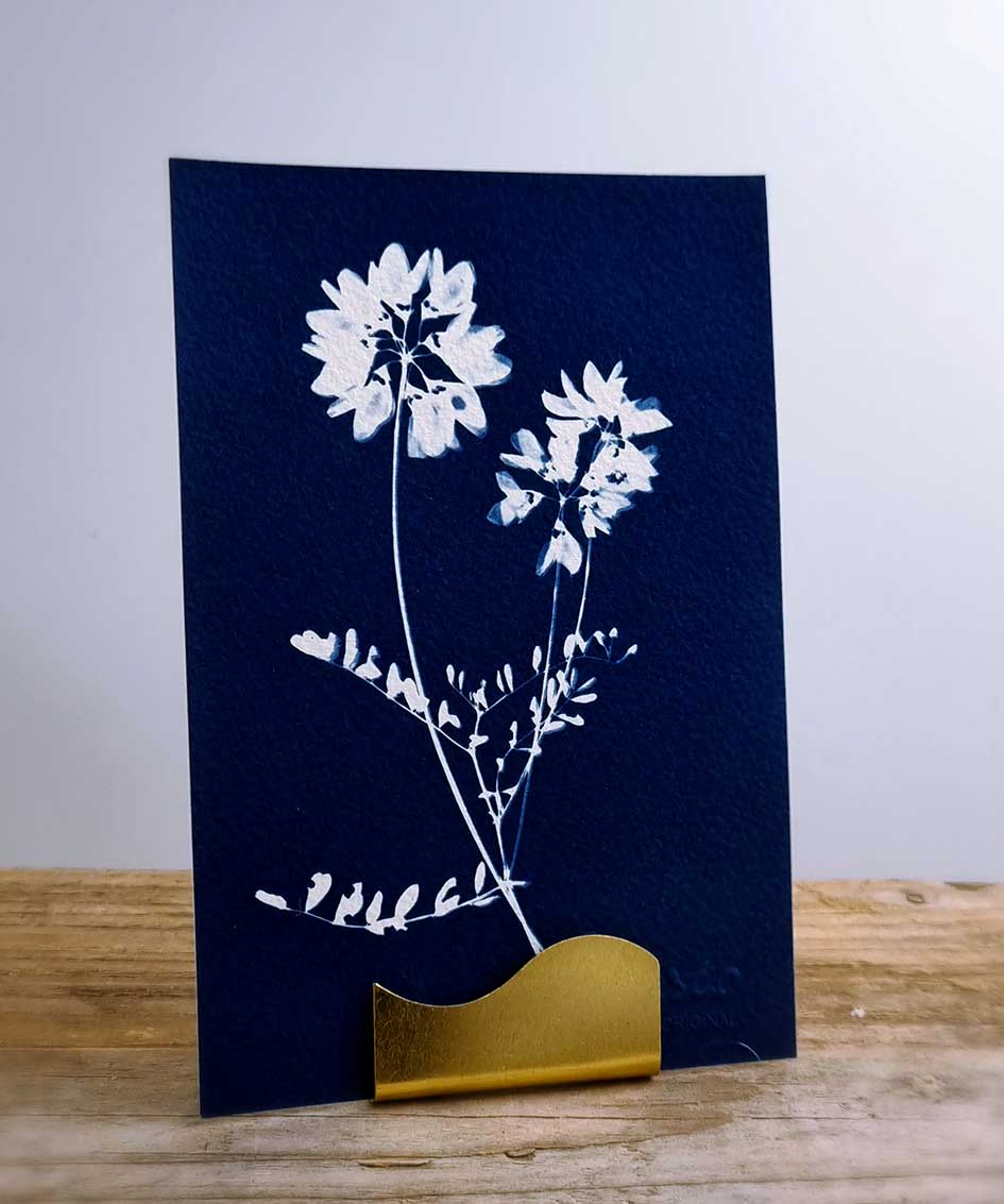Delphine Plisson – wholesale Place card / place holder – Brass card holder or photo holder0