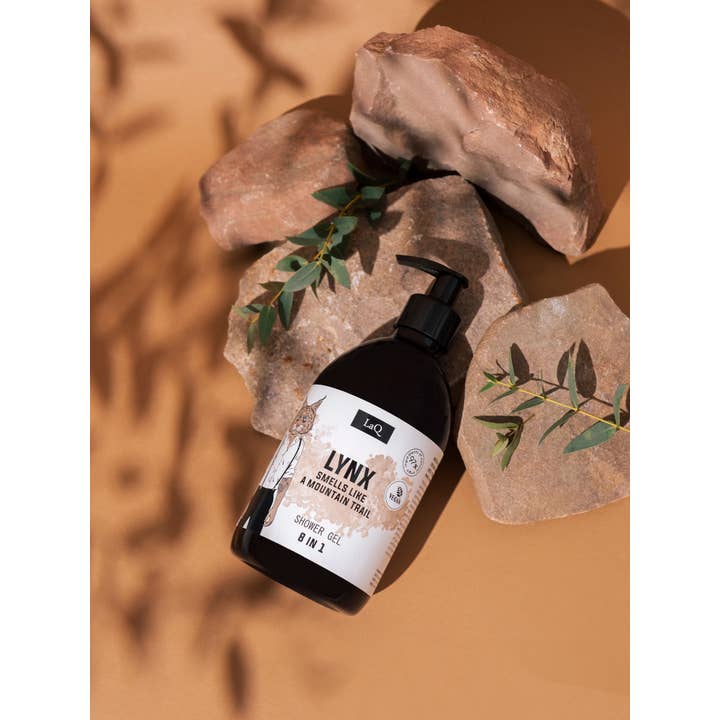 Mister33 Mencare – Großhandel Duschgel – Herren – Duschgel Herren 8 in 1 - Lynx - Natürlich - Vegan//500ml