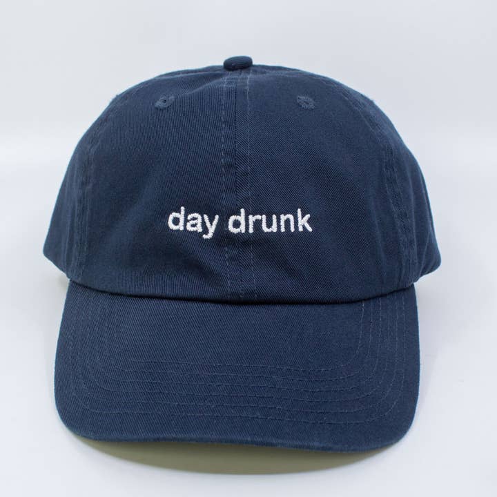 Day Drunk Embroidered Hat for wholesale by Standard Goods