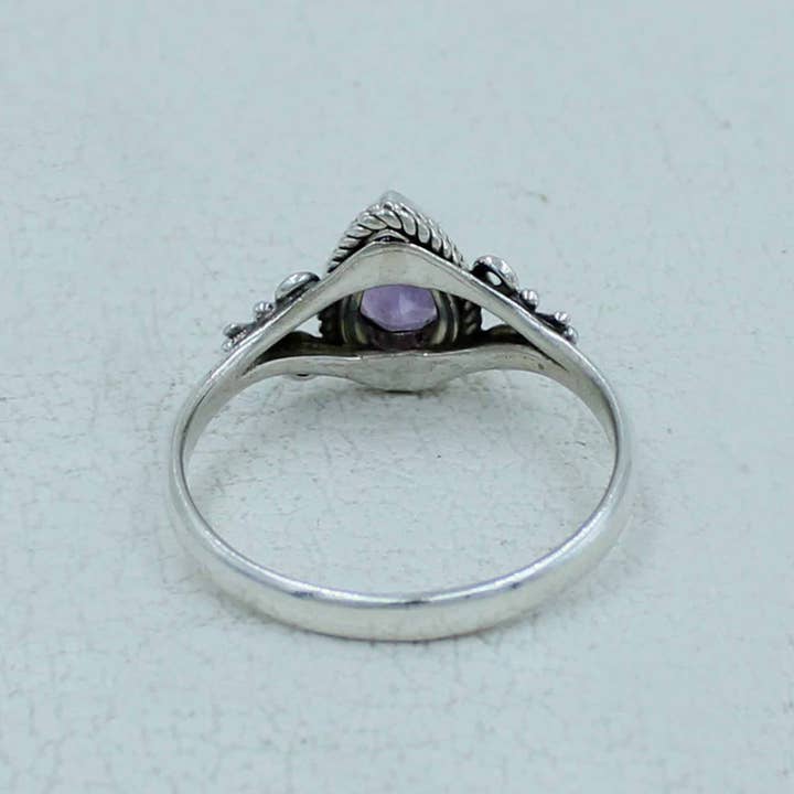 Silvex Jewelry - Wholesale Engagement Ring - Solitaire Citrine Engagement Ring in Sterling Silver8