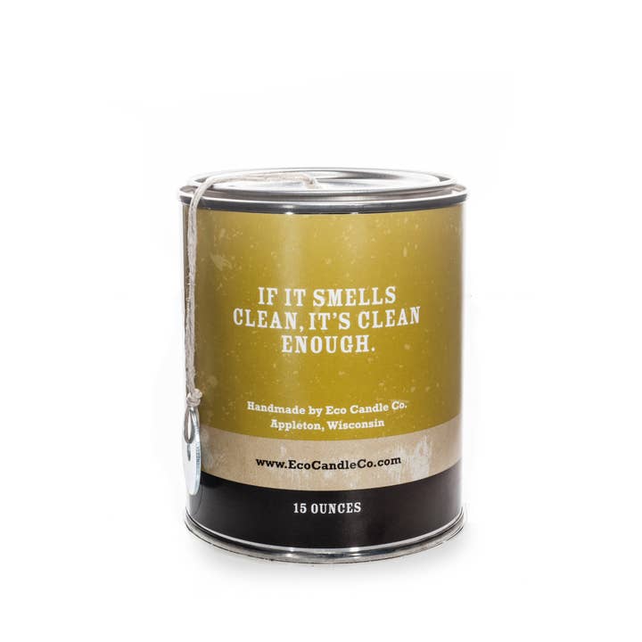 Eco Candle Company - Wholesale Jar/Filled Candle - The MANdle DIRTBAG | citrus odor eliminator1