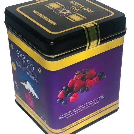 Sholom Tea - Wholesale Loose Tea - Jewish Gifts & Holiday Teas in Attractive Square Tins 57