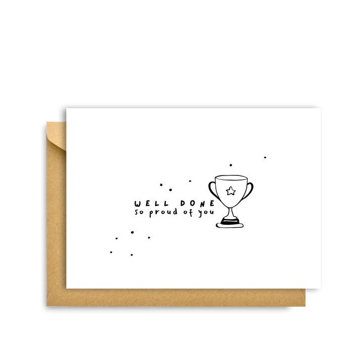 My Hygge Shop - Wholesale Felicitatie-kaartje - GOED GEDAAN, ZO TROTS OP JE KAART