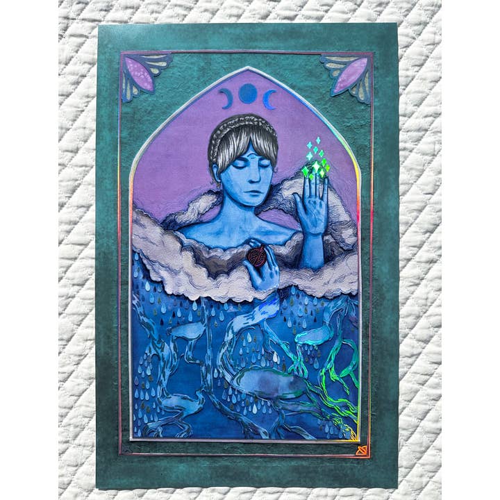 Impressão em folha: A Sacerdotisa por atacado de Guided Hand Studio