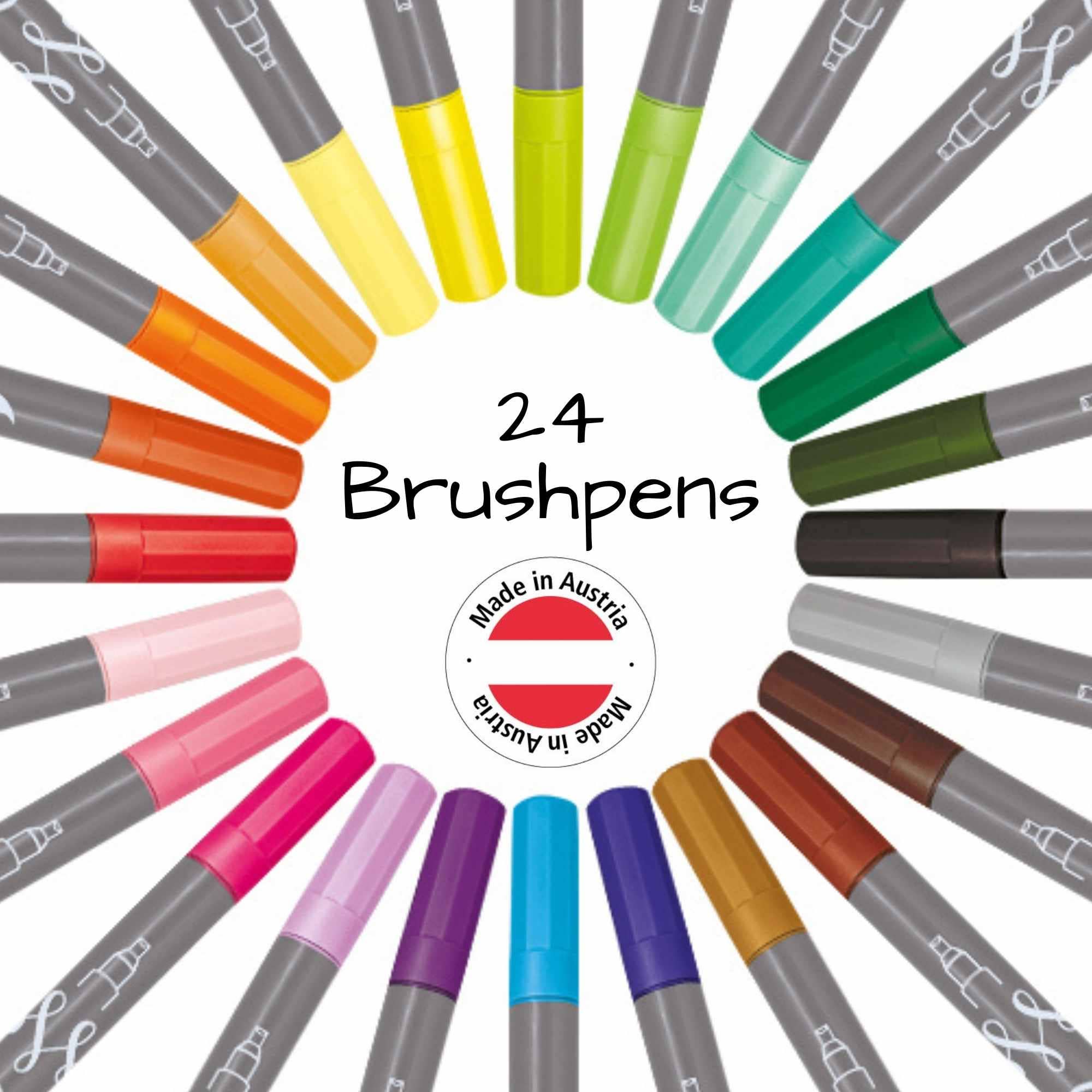 ONLINE Schreibgeräte GmbH - Wholesale Pen - Calli.Brush - double-tip pens in 24 colors2