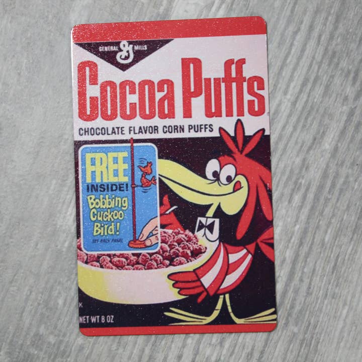 Raven Design - Wholesale Magnet - Retro Coco Puffs Cereal Business Card Sized Magnet