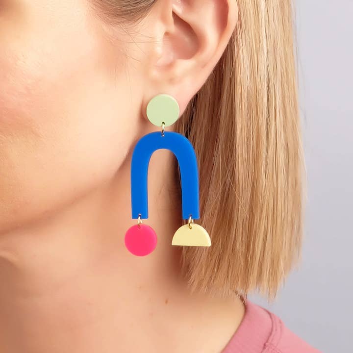 Combinist Goods - Wholesale Dangle Earrings - Collage Earrings4