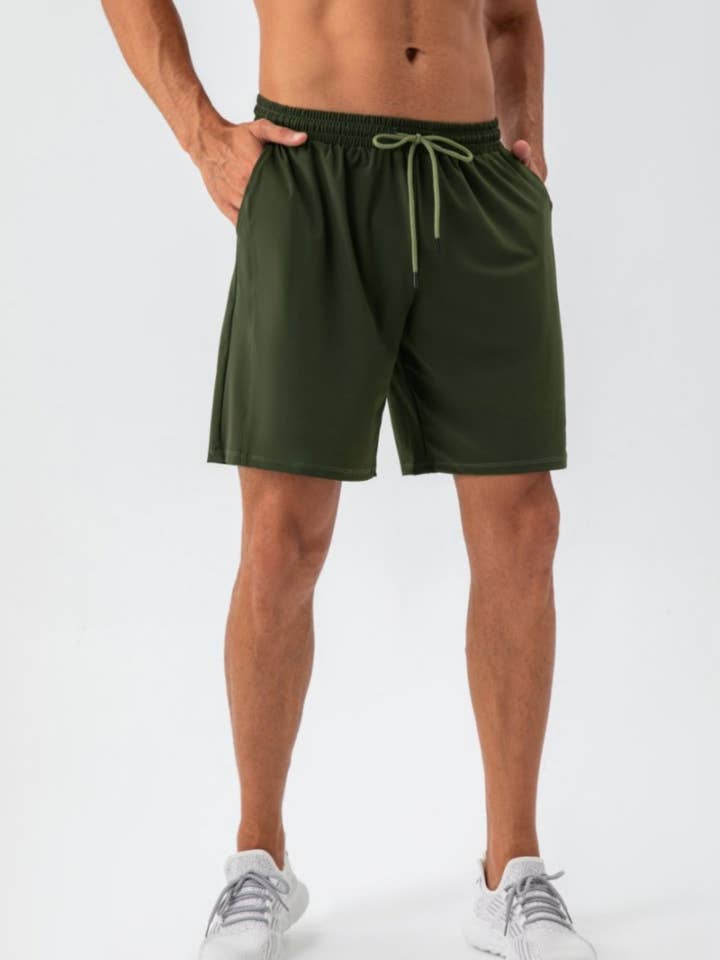 Active by Anna-Kaci - Wholesale Athletic shorts – Men's - Lightweight Athletic Training Shorts with Elastic Waistband13