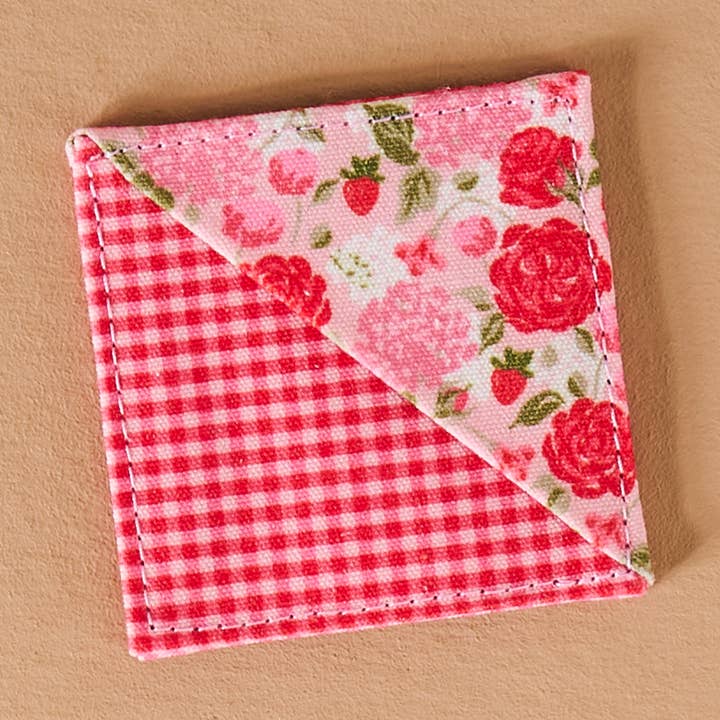Corner Keeper Fabric Bookmark-Rose Garden for wholesale by The Darling Effect