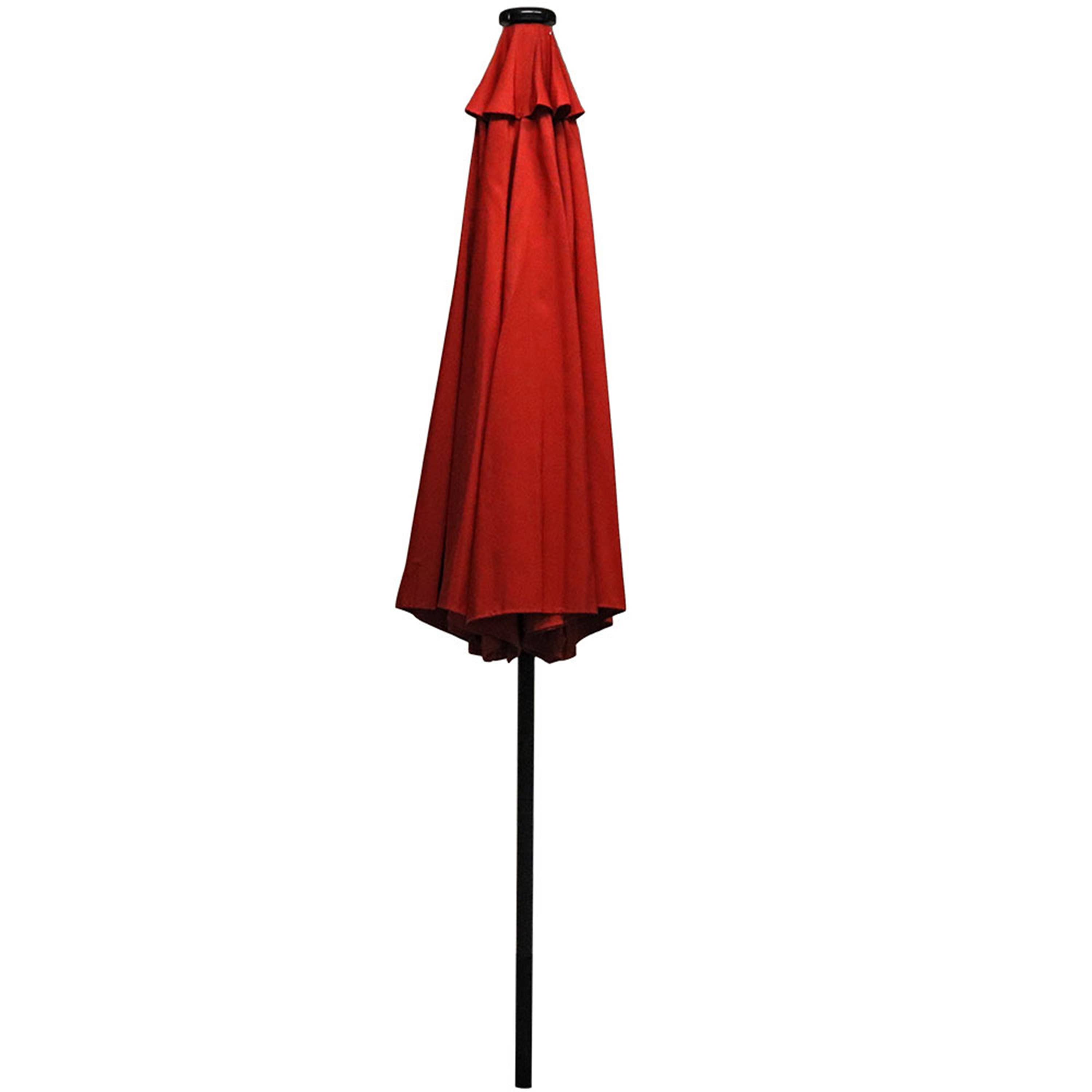 Sunnydaze Decor - Vente Parasol d'extérieur - Parasol de terrasse solaire de 9 pieds avec inclinaison et manivelle, orange14