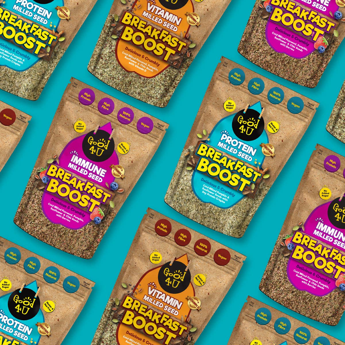 Good4U – Proteína/Superalimento em pó por atacado – Protein Breakfast Boost: mistura de sementes moídas com proteína Good4U7