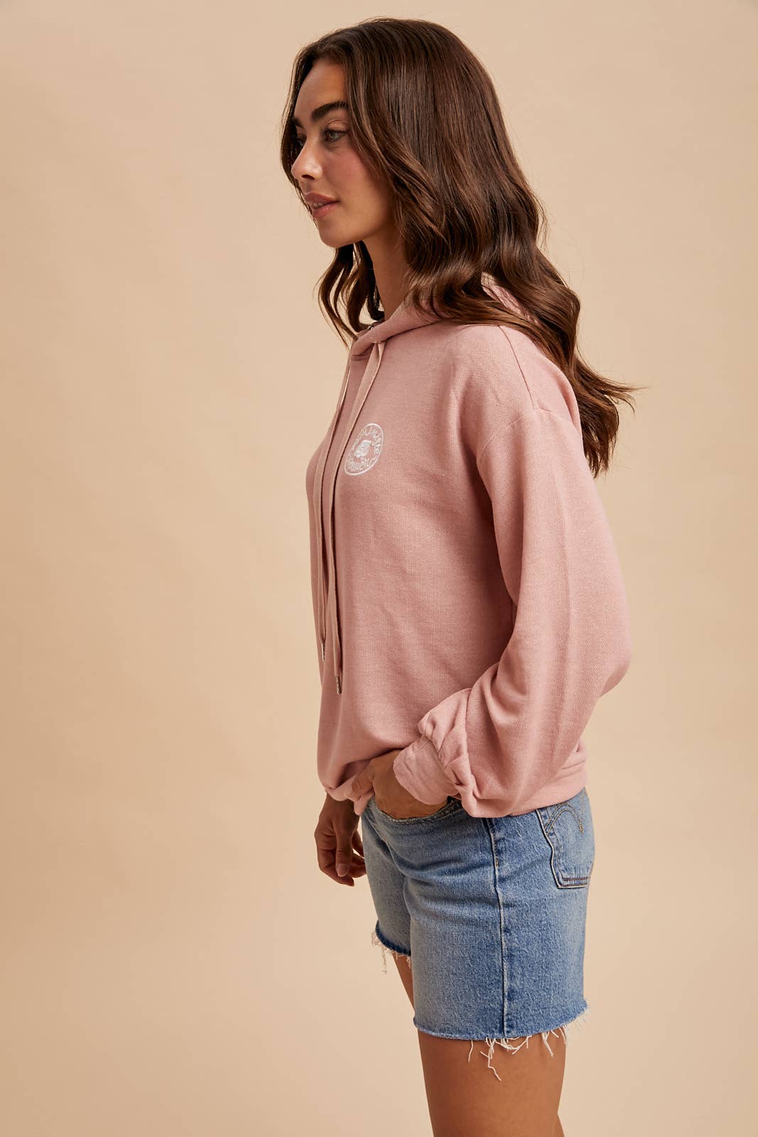 In Loom - Wholesale Hoodie - Women's - FRENCH TERRY EMBROIDERED HOODIE1